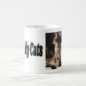 Ich Liebe meine Katzen Foto Kaffeetasse (Mittel)