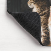 Ich Liebe meine Katzen Foto Mousepad (Ecke)