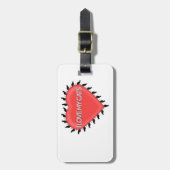 Ich Liebe meine Katzen Gepäckanhänger (Vorderseite vertikal)