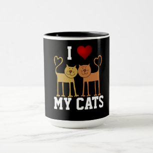 Ich liebe meine Katzen Tasse