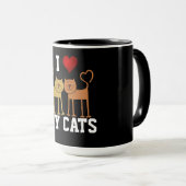 Ich liebe meine Katzen Tasse (VorderseiteRechts)