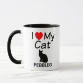 Ich Liebe meine KatzenTasse Tasse (Links)