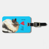 Ich Liebe meine Keeshond Gepäckanhänger (Vorderseite horizontal)