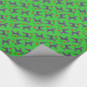 Ich Liebe meine Kerry Blue Terrier Geschenkpapier (Ecke)