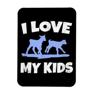 Ich Liebe meine Kinder für ein Bauer-Geschenk fü Magnet