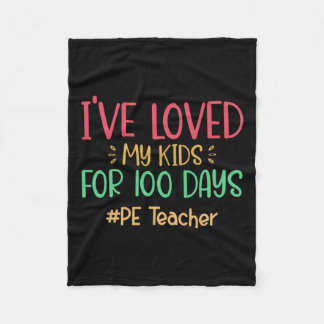 Ich liebe meine Kinder schon seit 100 Tagen Scho Fleecedecke