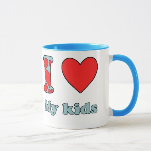 Ich Liebe meine Kinder Tasse (Rechts)