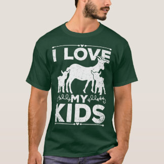 Ich Liebe meine Kindziege T-Shirt