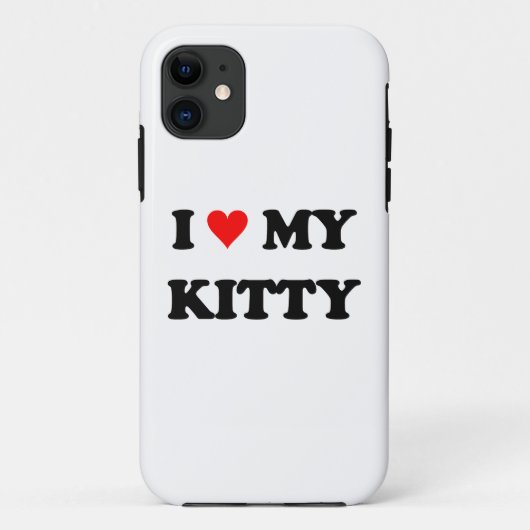 Ich liebe meine Kitty Case-Mate iPhone Hülle (Rückseite)