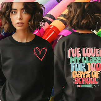 Ich liebe meine Klasse schon seit 100 Tagen langen T-Shirt