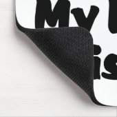 Ich Liebe meine kleine Schwester Mousepad (Ecke)