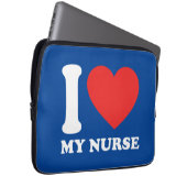 Ich Liebe meine Krankenschwester Laptopschutzhülle (Vorne Rechts)