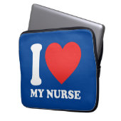 Ich Liebe meine Krankenschwester Laptopschutzhülle (Vorderseite Links)