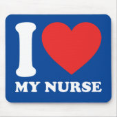 Ich Liebe meine Krankenschwester Mousepad (Vorne)