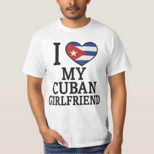 Ich Liebe Meine kubanische Freundin Niedliche kuba T-Shirt