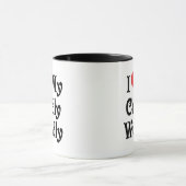 Ich Liebe meine kuscheligen Tasse (Zentrum)