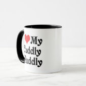 Ich Liebe meine kuscheligen Tasse (Vorderseite Links)