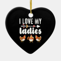 Ich Liebe meine Ladys Funny Chicken Lover Shirt Fu