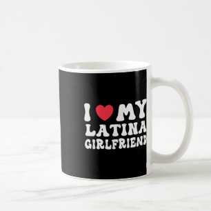 Ich liebe meine lateinamerikanische Freundin Herz Kaffeetasse