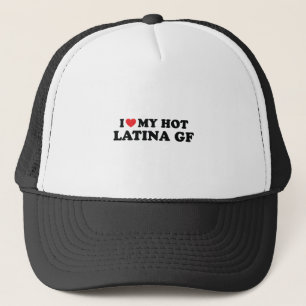 Ich Liebe meine Latina Girlfriend I heart my Latin Truckerkappe