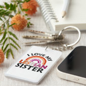 Ich Liebe meine lesbische Schwester Schlüsselanhänger (Vorderseite rechts)