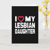 Ich Liebe meine lesbische Tochter Karte (Gelbe Blume)