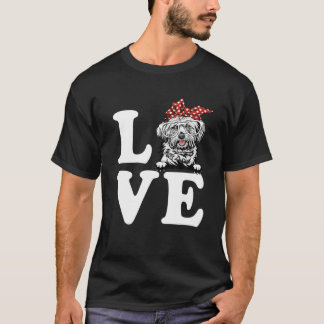 Ich Liebe meine Lhasa Apso Bandana Sonnenbrille Do T-Shirt
