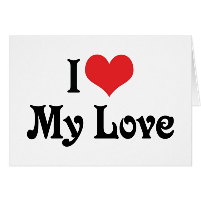 Ich Liebe meine Liebe (Vorderseite (Horizontal))