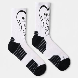 Ich liebe meine Liebe 🖤: Immer noch in dich verli Socken
