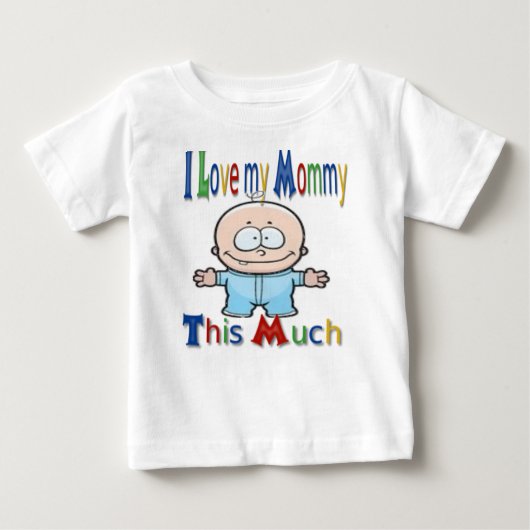 Ich Liebe meine Mama Baby T-shirt (Vorderseite)