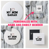 Ich Liebe meine Mama Button