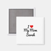 Ich Liebe meine Mama Erstellen Sie Ihren eigenen M Magnet (Vorderseite/Rückseite)