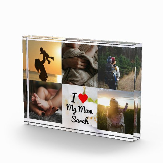 Ich Liebe meine Mama FotoCollage Fotoblock (Rechts)