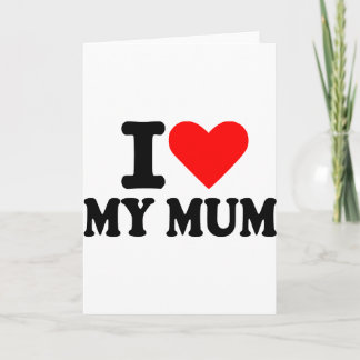 Ich Liebe meine Mama Karte