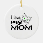 Ich Liebe meine Mama Keramik Ornament (Hinten)