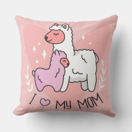 Ich Liebe meine Mama Llamas Kissen