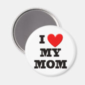 Ich Liebe meine Mama Magnet (Vorderseite/Rückseite)