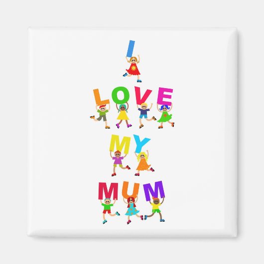 Ich Liebe meine Mama Magnet (Vorne)
