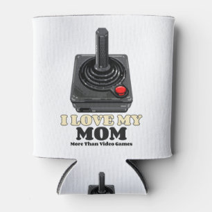Ich Liebe meine Mama mehr als Videospiele Dosenkühler