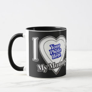 Ich Liebe meine Mama mit deinem Foto Tasse