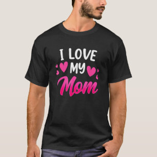 Ich Liebe meine Mama Mommy Mama Mutter Redewendung T-Shirt