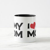 Ich Liebe meine Mama Muttertag Tasse (Zentrum)