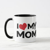 Ich Liebe meine Mama Muttertag Tasse (Links)