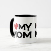 Ich Liebe meine Mama Muttertag Tasse (Vorderseite Links)