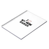 Ich Liebe meine Mama Notizblock (Linke Seite)