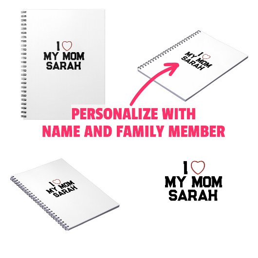 Ich Liebe meine Mama Notizblock
