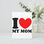 Ich Liebe meine Mama Postkarte (Stehend Vorderseite)