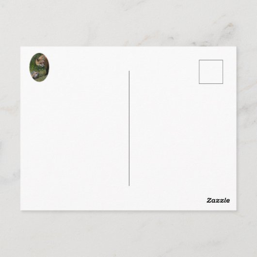 Ich Liebe meine Mama Postkarte (Rückseite)