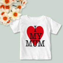 Ich Liebe meine Mama Red Liebe Heart Family Valent