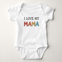 Ich Liebe meine Mama Retro Niedlich